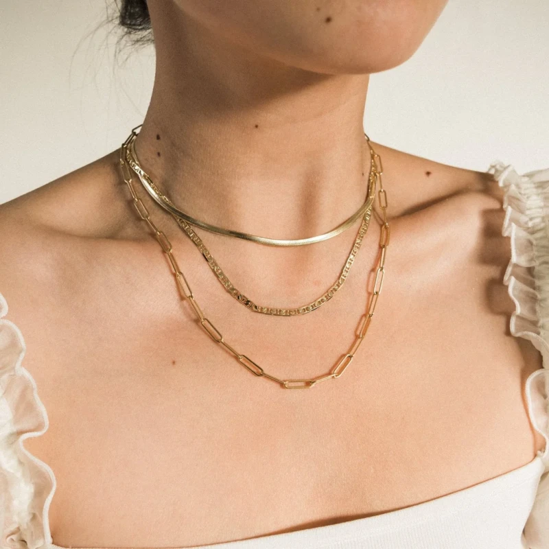 Chunky Paperclip Necklace 7