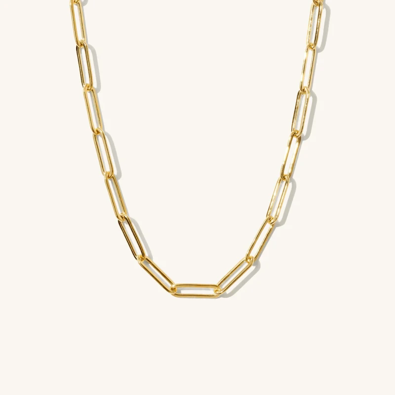 Chunky Paperclip Necklace 9