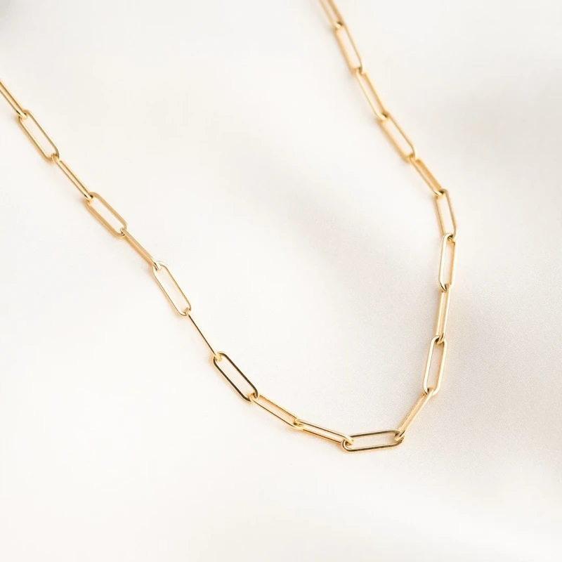 Chunky Paperclip Necklace 11