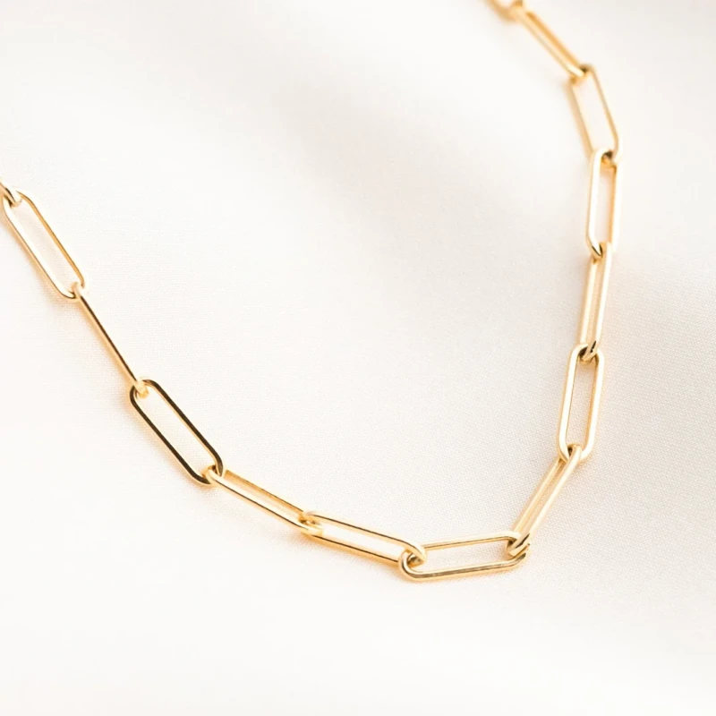 Chunky Paperclip Necklace